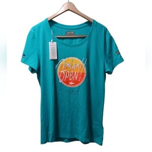 - - LACOSTE SPORT MIAMI OPEN 2019 TEE SHIRT NWT